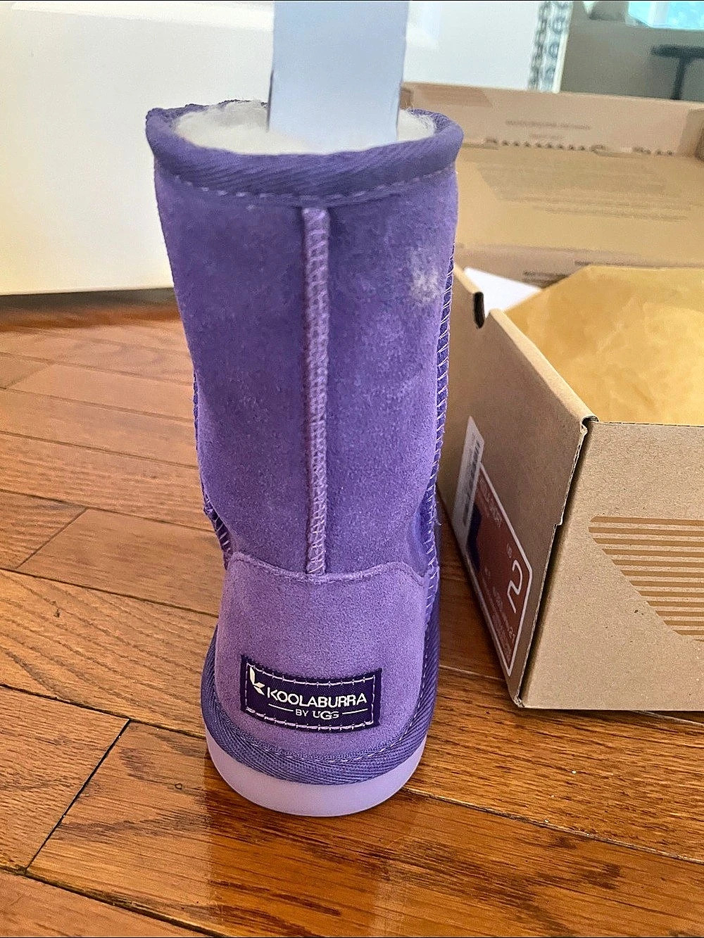 Koolaburra by UGG Koola Short Purple Kids US 2 NWT